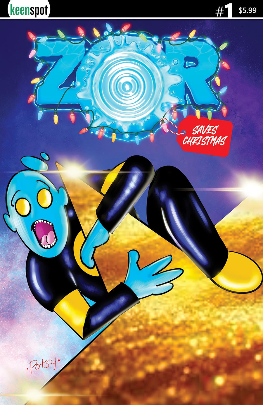 ZOR Saves Christmas #1 Cover D Variant Rob Potchak Cover