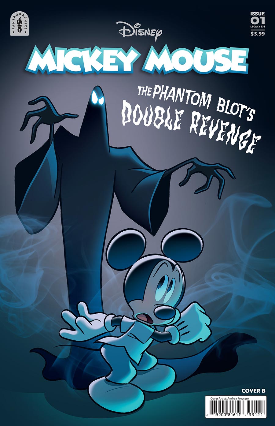 Mickey Mouse The Phantom Blots Double Revenge #1 Cover B Variant Andrea Freccero Cover (#331)