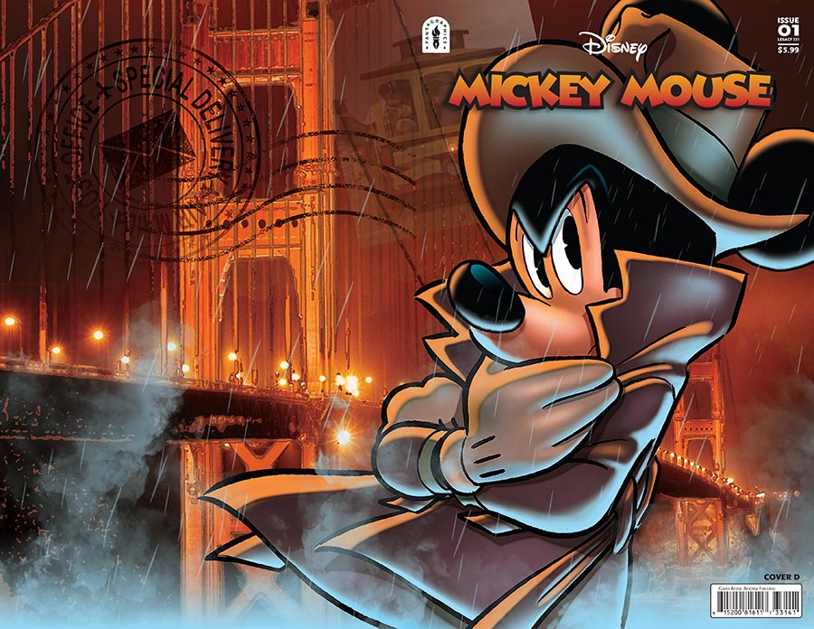Mickey Mouse The Phantom Blots Double Revenge #1 Cover D Incentive Andrea Freccero Wraparound Variant Cover (#331)