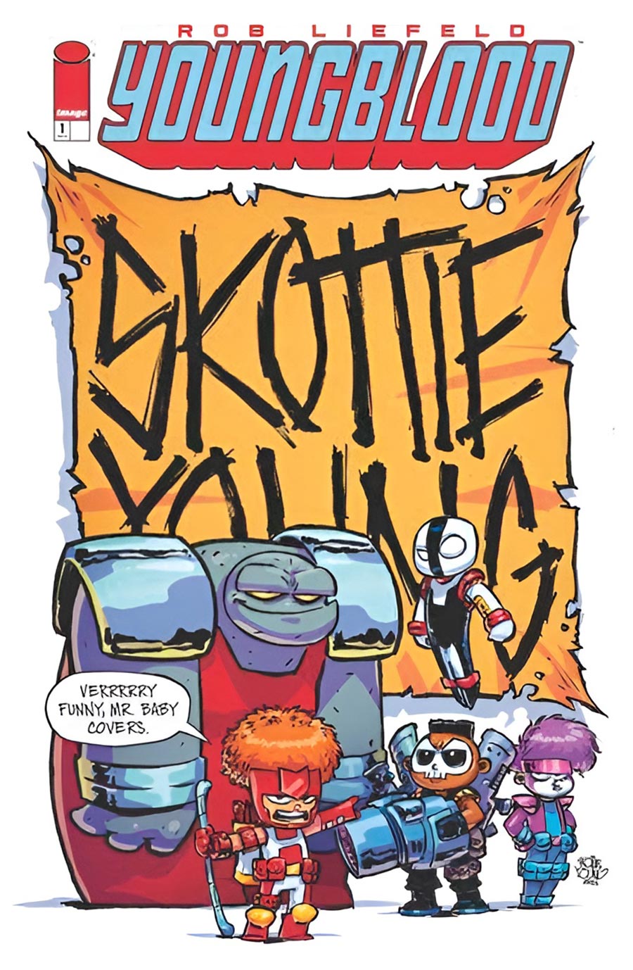 Youngblood Vol 6 #1 Cover C Variant Skottie Young Cover