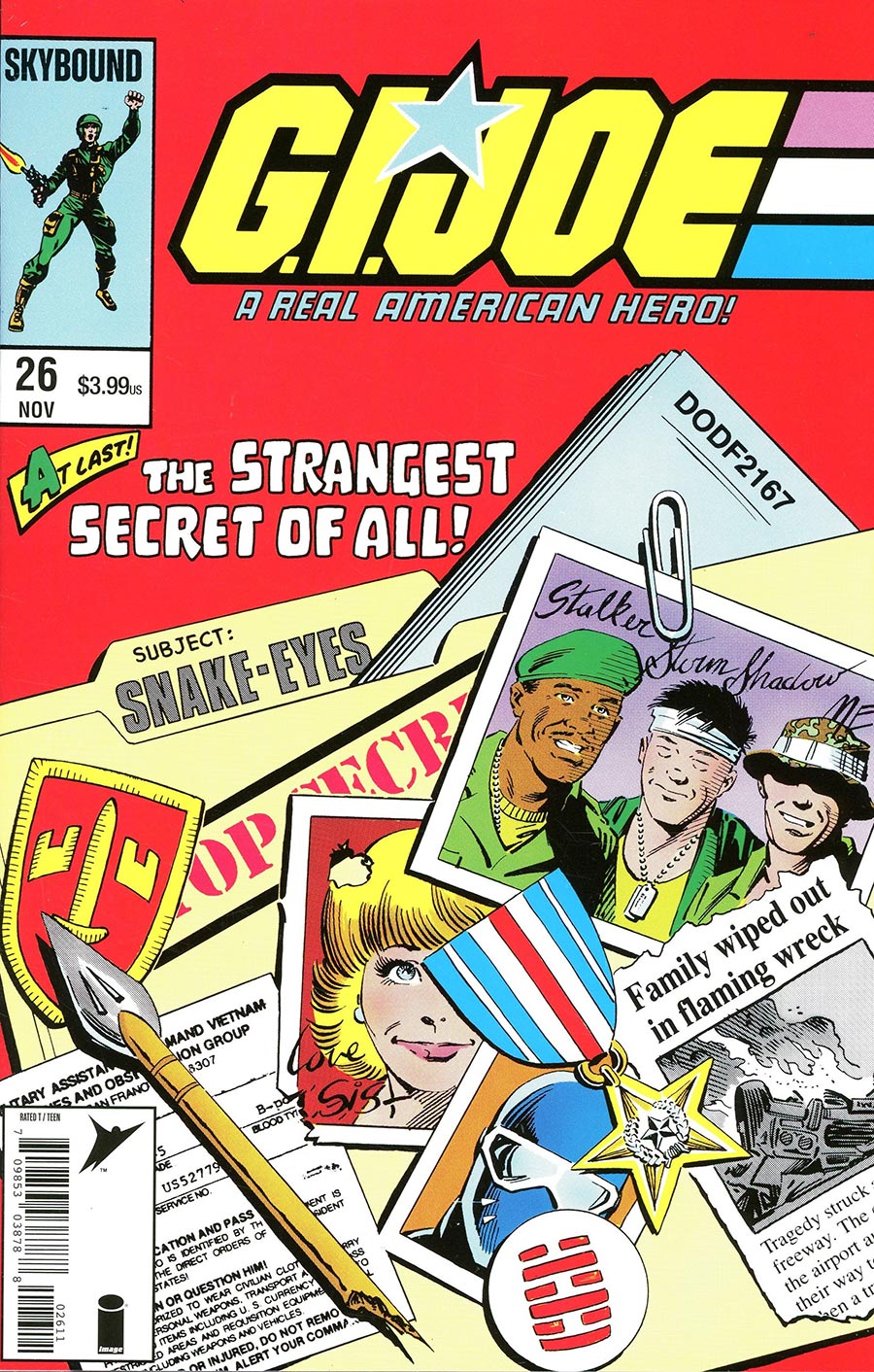 GI Joe A Real American Hero #26 Hama Files Edition Cover C Variant Mike Zeck & Bob Wiacek Foil Cover