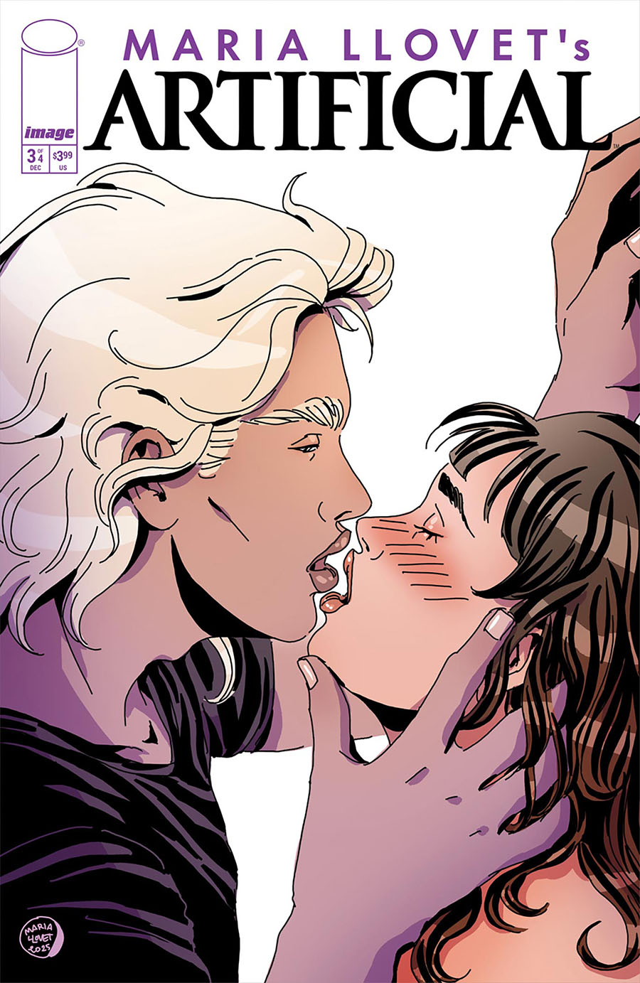 Maria Llovets Artificial #3 Cover C Variant Maria Llovet Kiss Cover