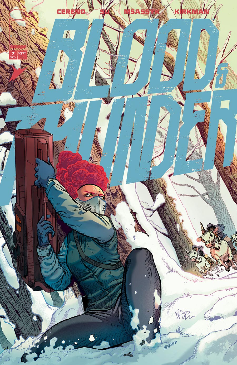 Blood & Thunder #7 Cover A Regular EJ Su & Msassyk Cover