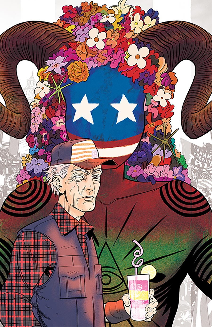 Department Of Truth #35 Cover D Variant Tyler Boss Die-Cut Cover