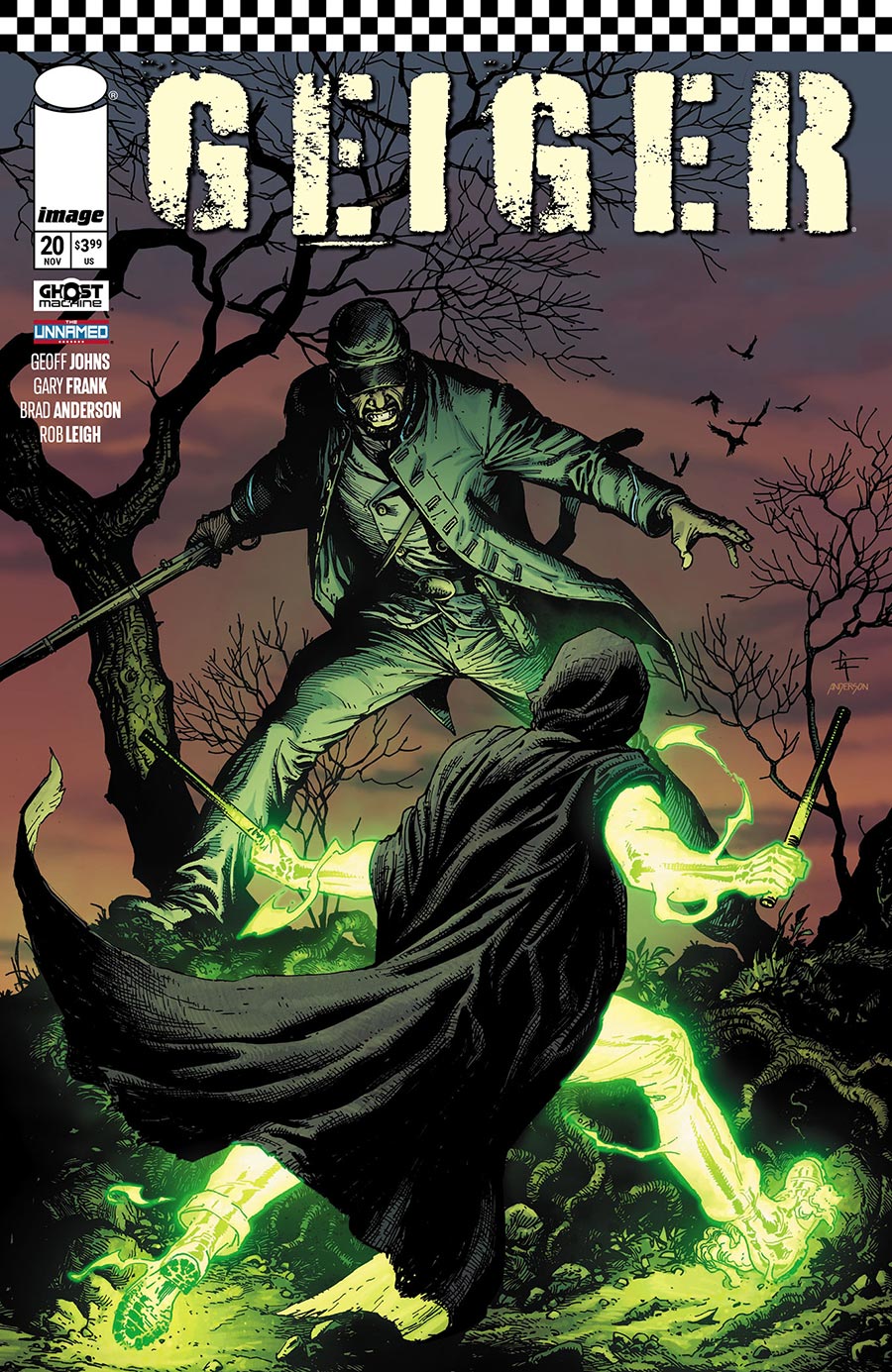 Geiger Vol 2 #20 Cover A Regular Gary Frank & Brad Anderson Cover
