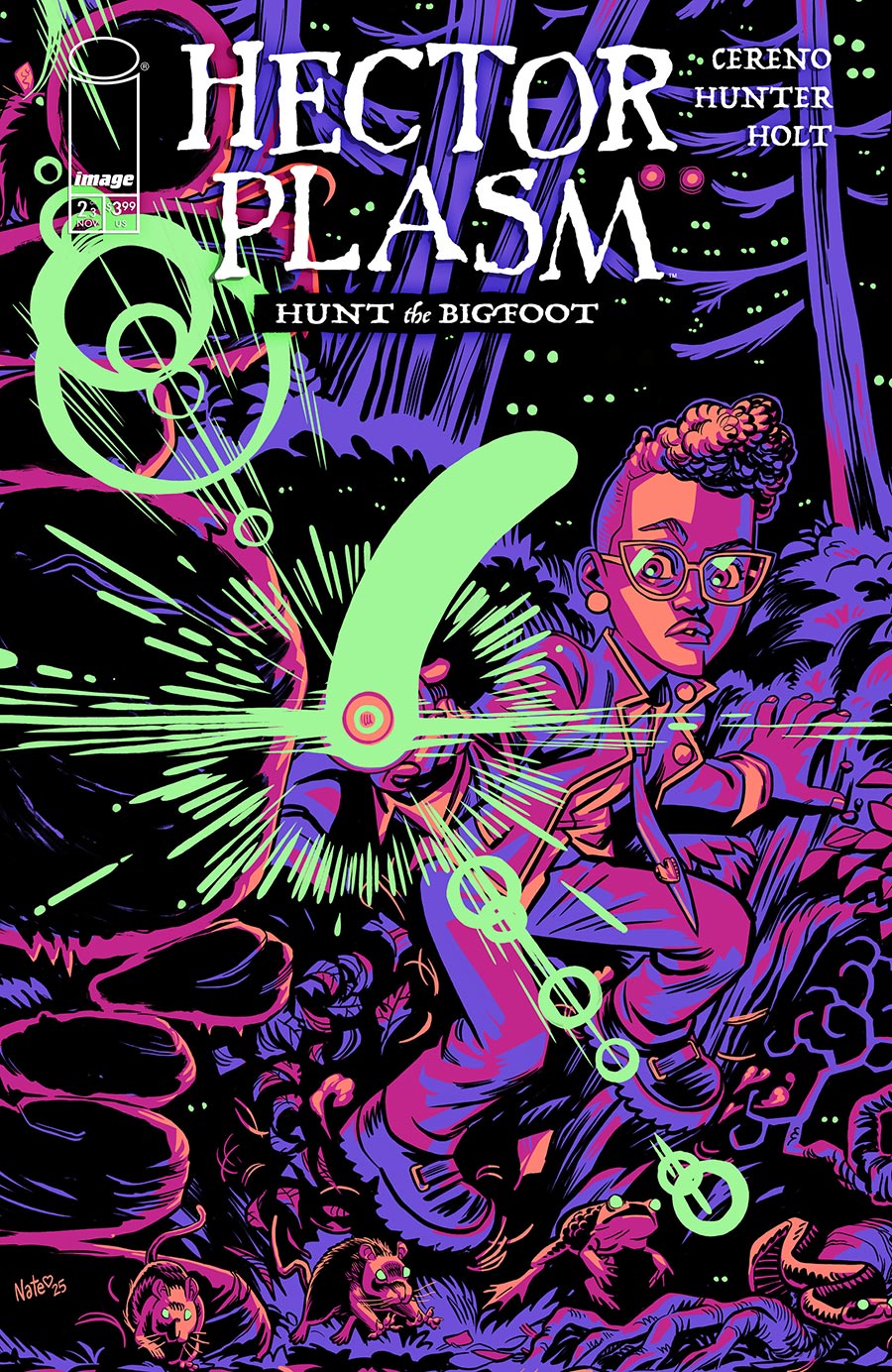 Hector Plasm Hunt The Bigfoot #2 Cover C Incentive Nate Bellegarde & Olli Hihnala Variant Cover