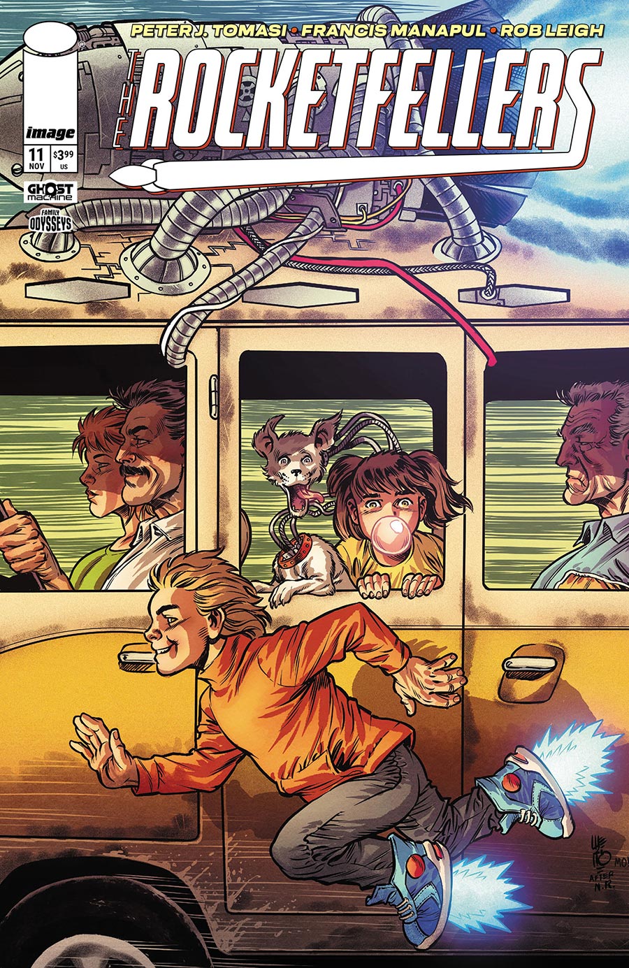Rocketfellers #11 Cover B Variant Jesus Merino & Morry Hollowell Cover