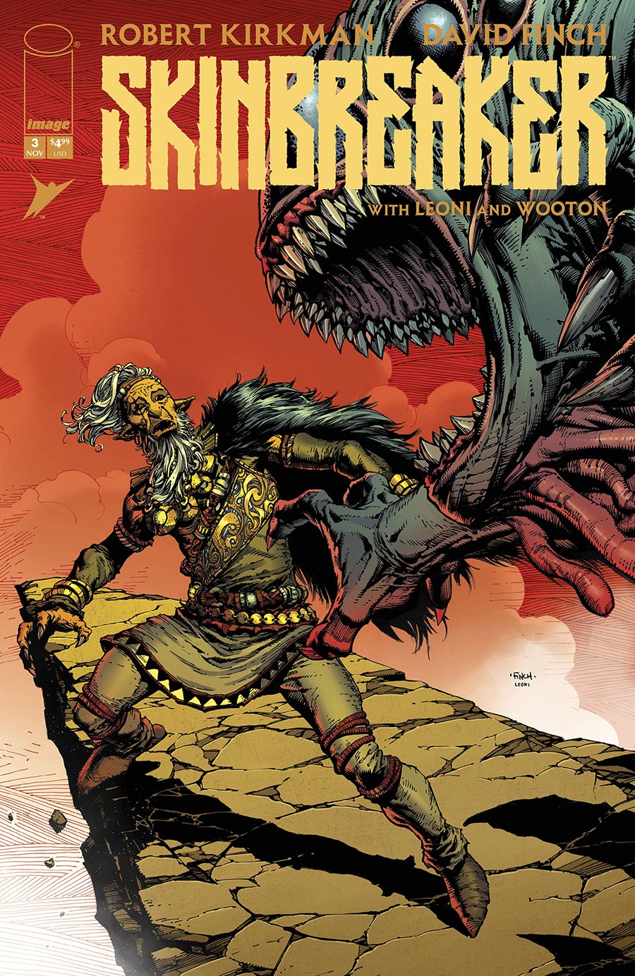 Skinbreaker #3 Cover A Regular David Finch & Annalisa Leoni Cover