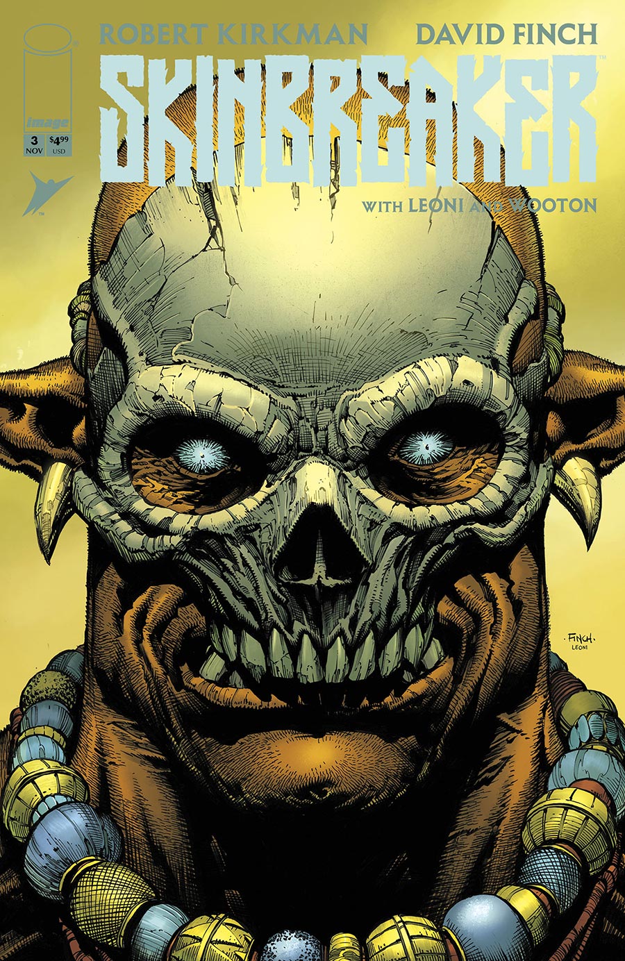 Skinbreaker #3 Cover B Variant David Finch & Annalisa Leoni Cover