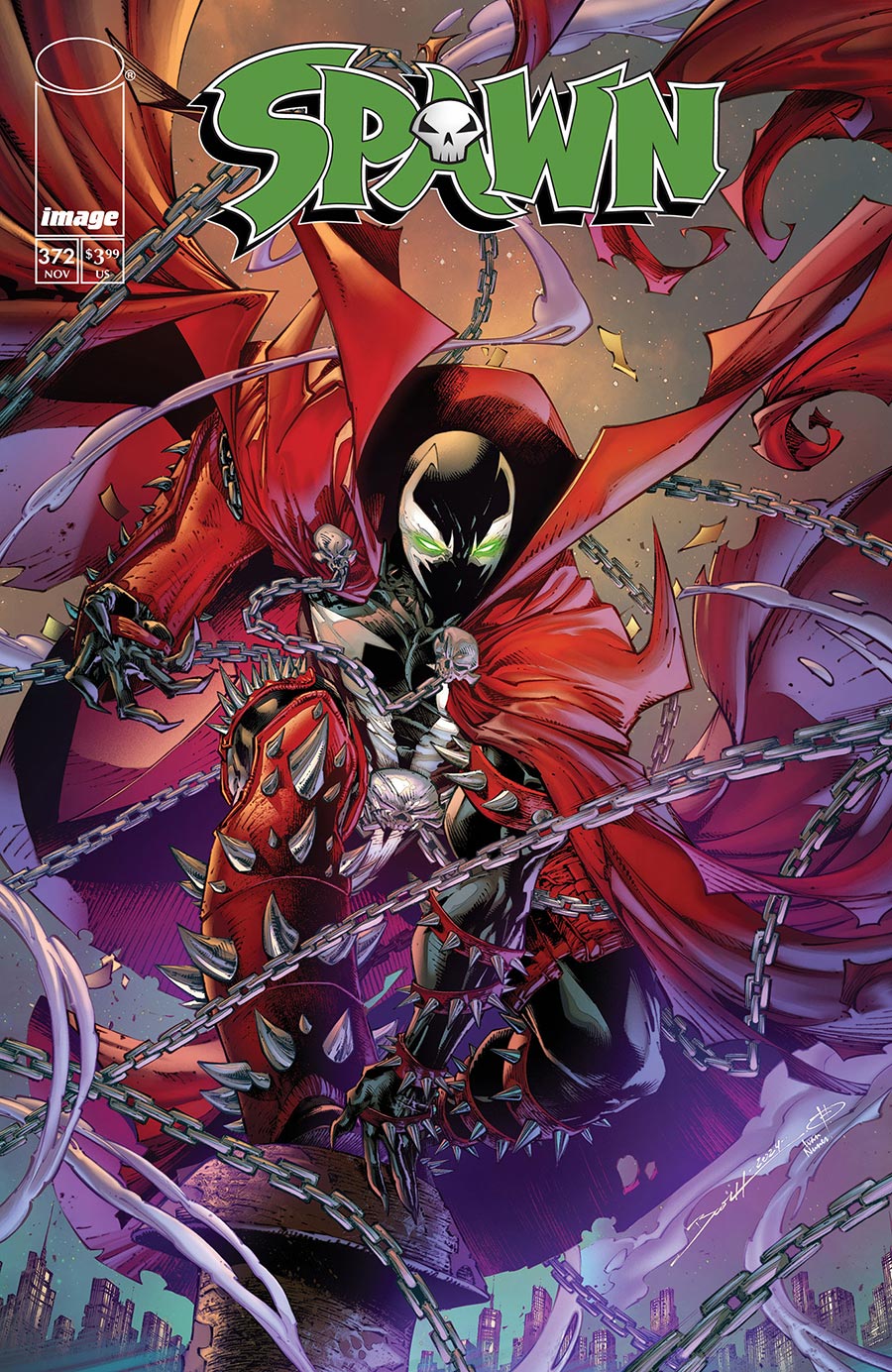 Spawn #372 Cover A Regular Brett Booth Cover