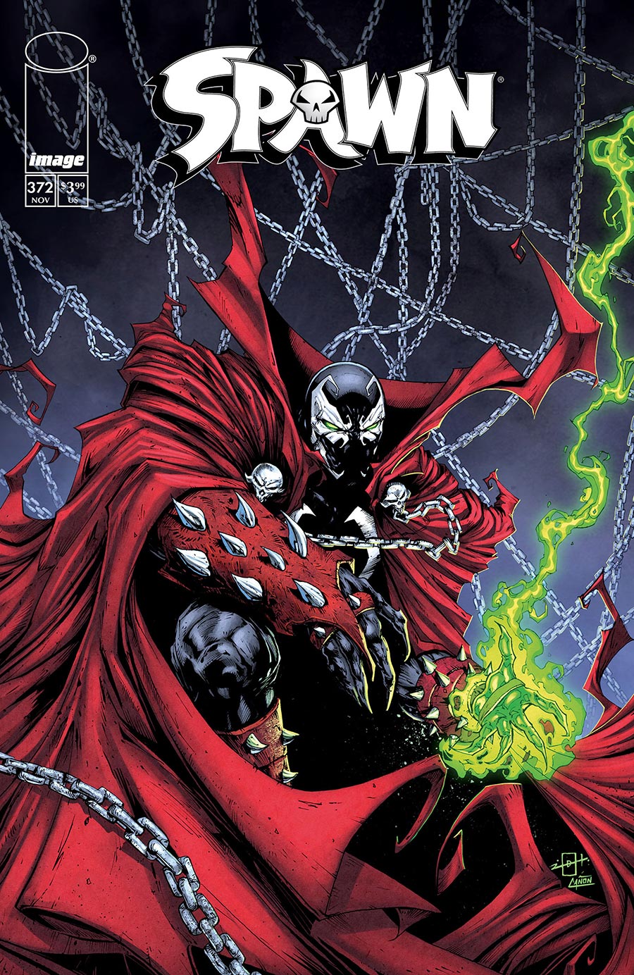 Spawn #372 Cover B Variant Jonathan Uribe Cover