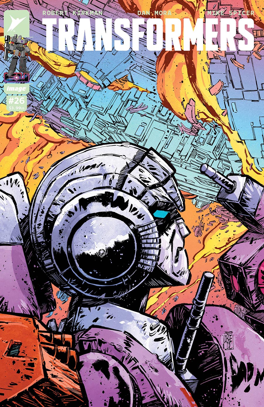 Transformers Vol 5 #26 Cover C Variant Jorge Corona & Mike Spicer Cover