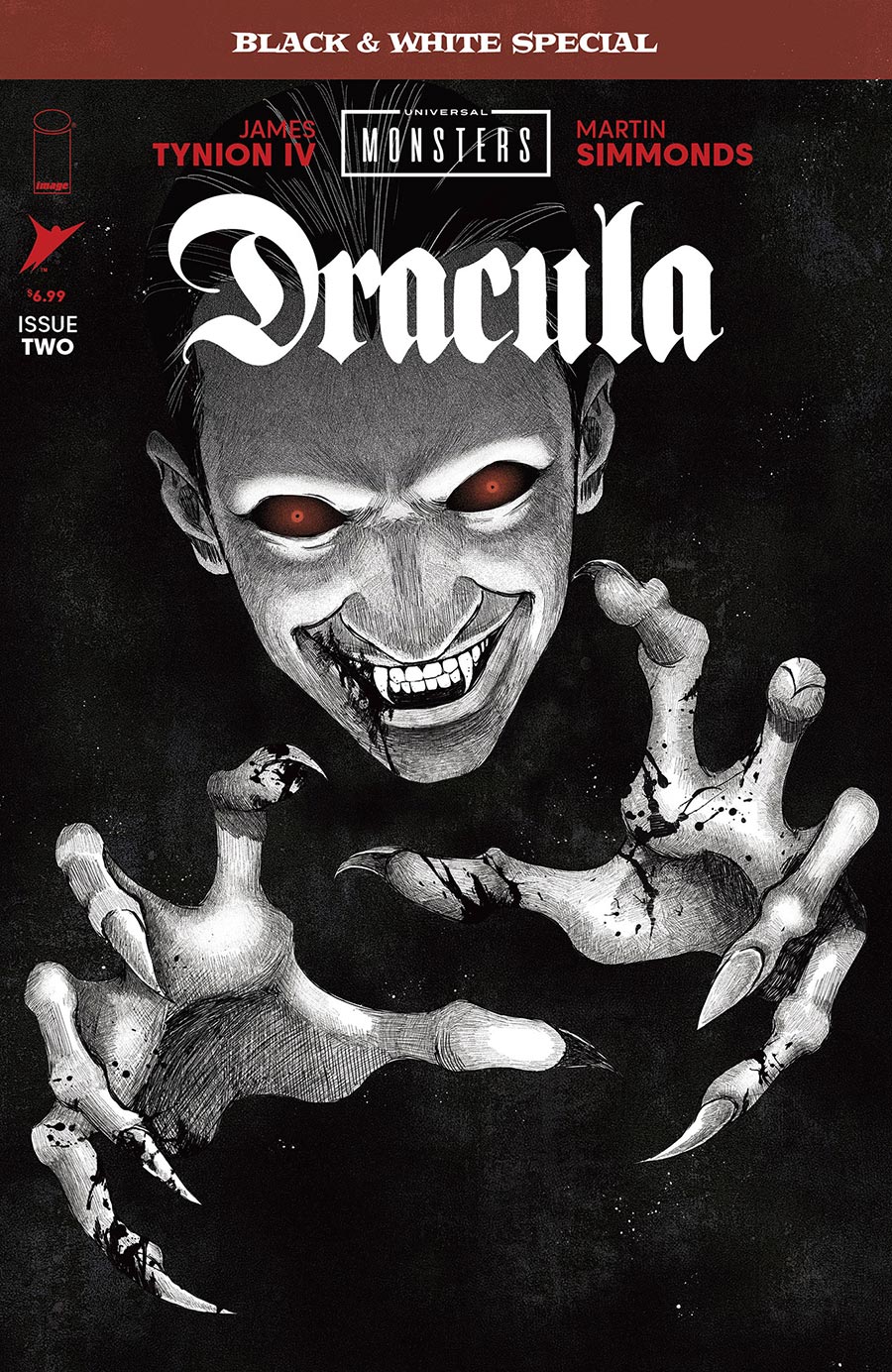 Universal Monsters Dracula Black & White Special #2 Cover B Variant Anwita Citriya Cover