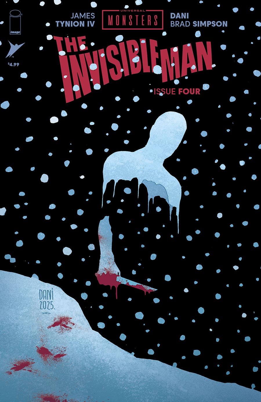 Universal Monsters The Invisible Man #4 Cover A Regular DANI & Brad Simpson Cover