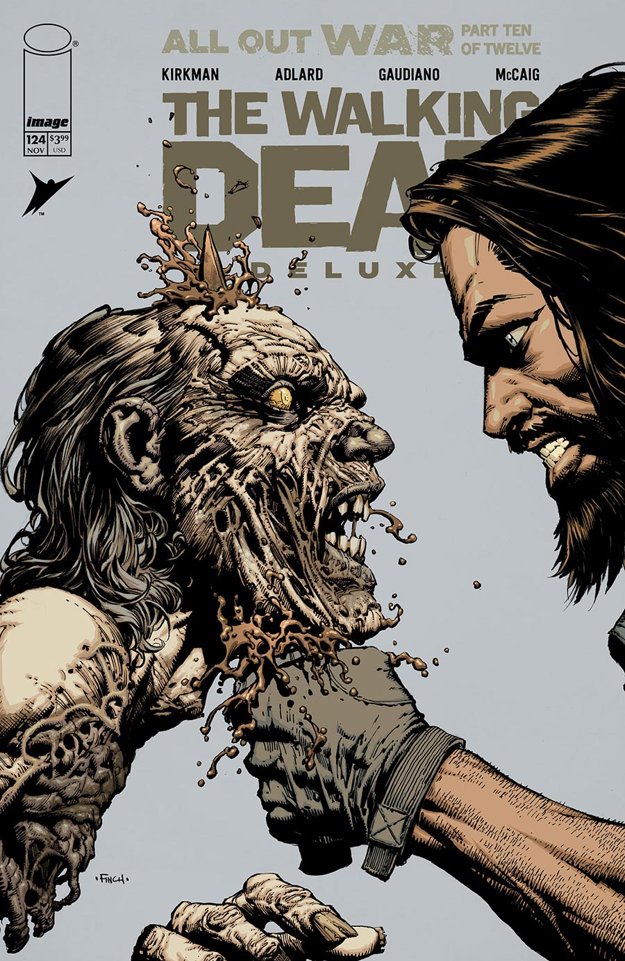 Walking Dead Deluxe #124 Cover A Regular David Finch & Dave McCaig Cover