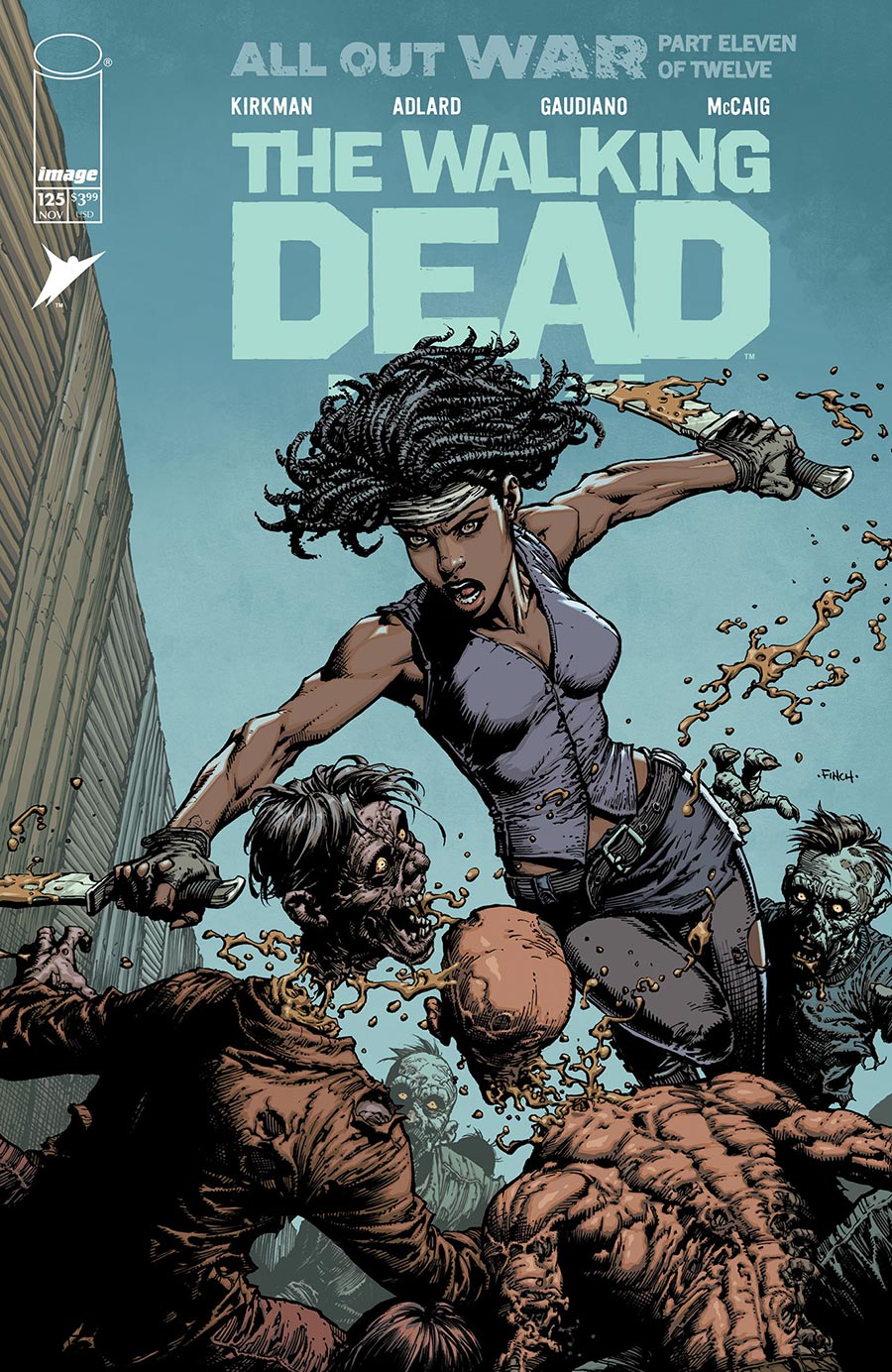 Walking Dead Deluxe #125 Cover A Regular David Finch & Dave McCaig Cover