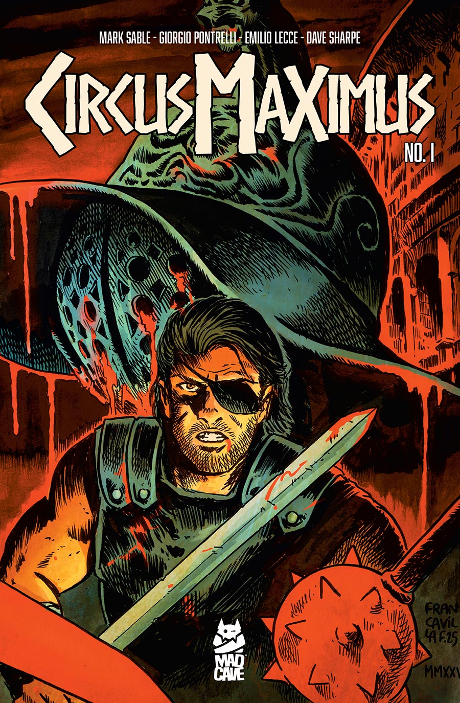 Circus Maximus #1 Cover B Variant Francesco Francavilla Cover