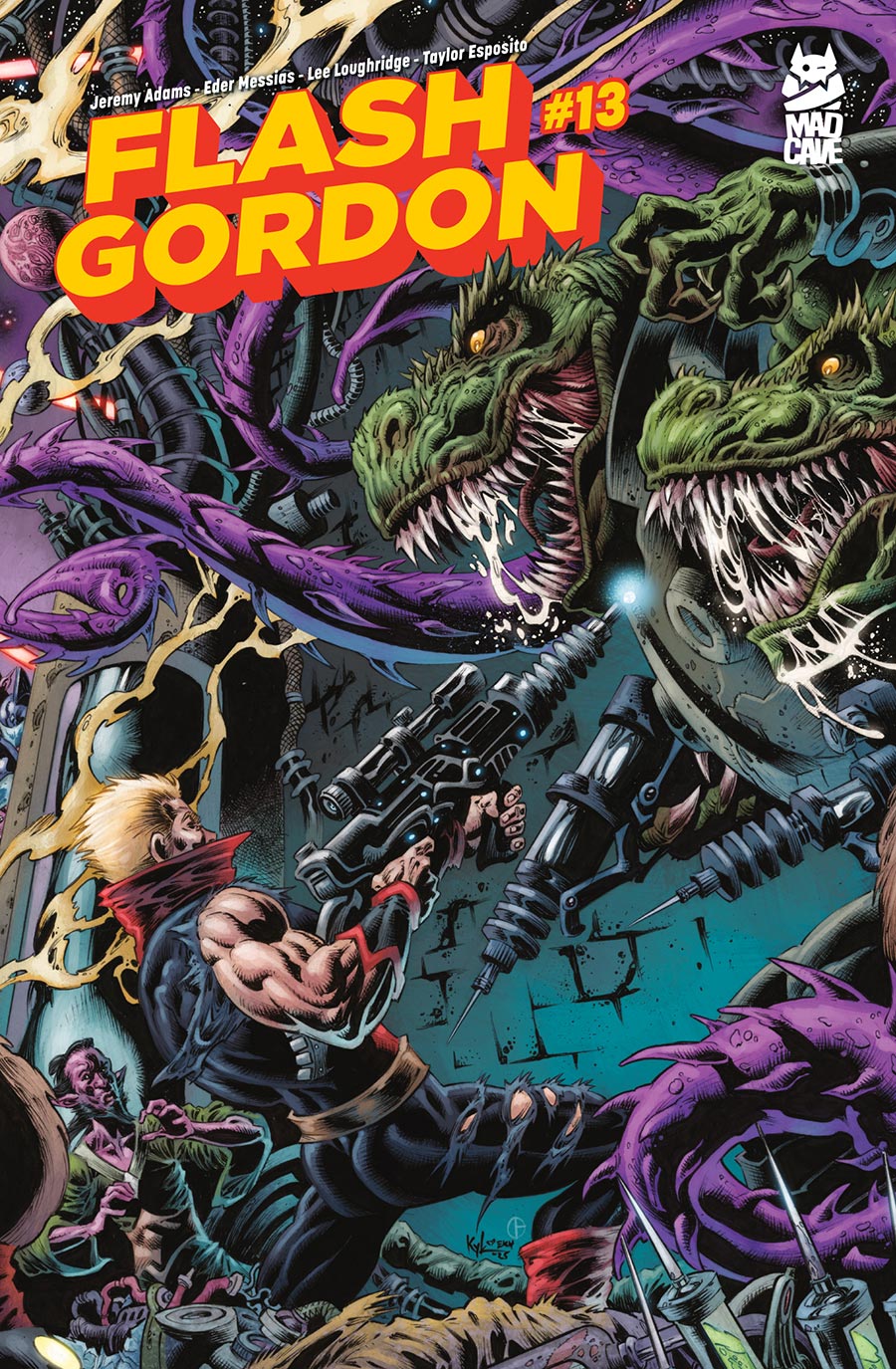 Flash Gordon Vol 8 #13 Cover B Variant Will Conrad Fight Scene Cover