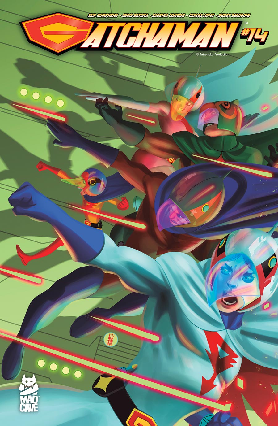 Gatchaman #14 Cover A Regular Inaki Miranda Cover