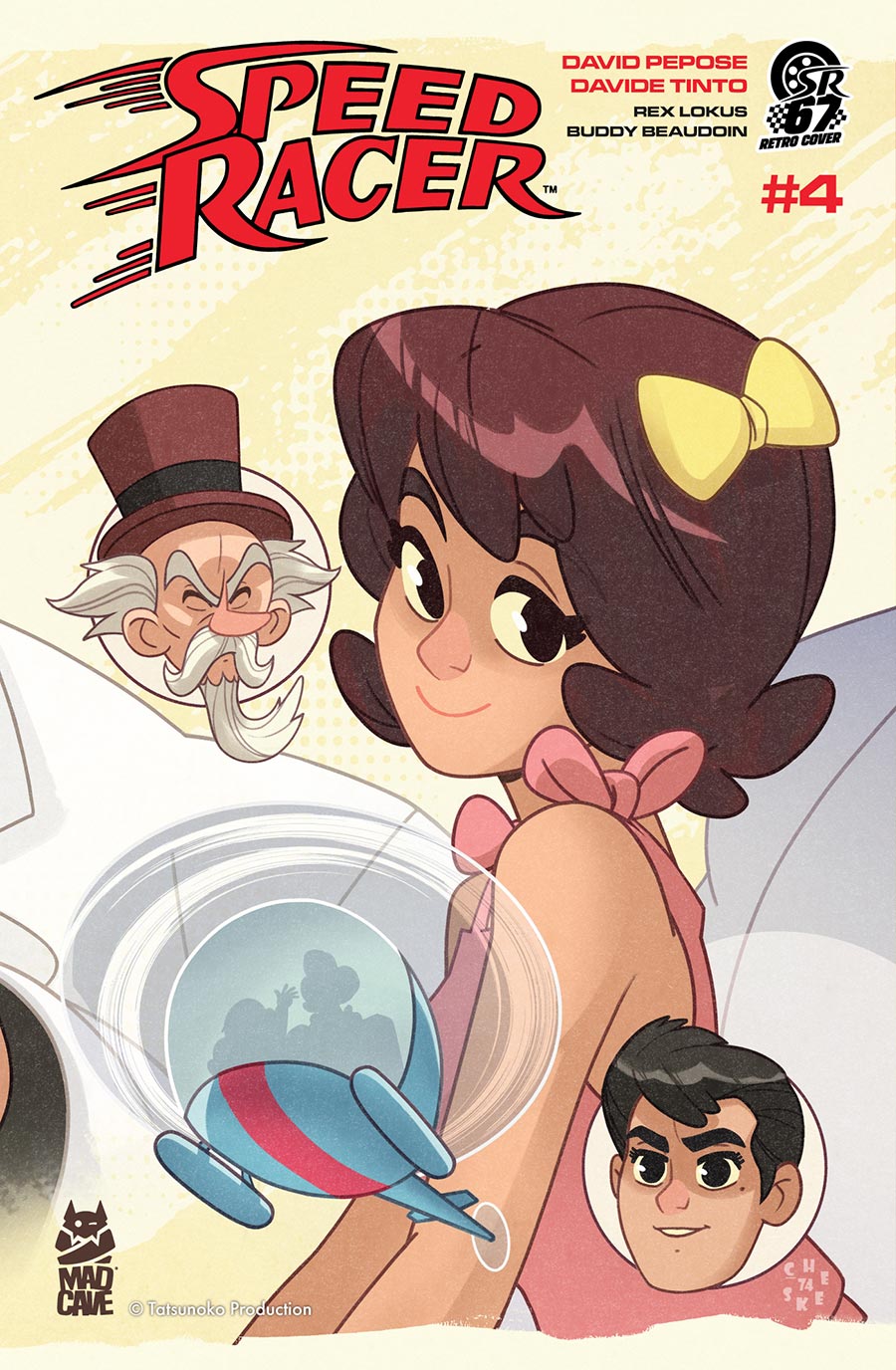 Speed Racer Vol 4 #4 Cover B Variant Sean Galloway Retro Manga Connecting Cover