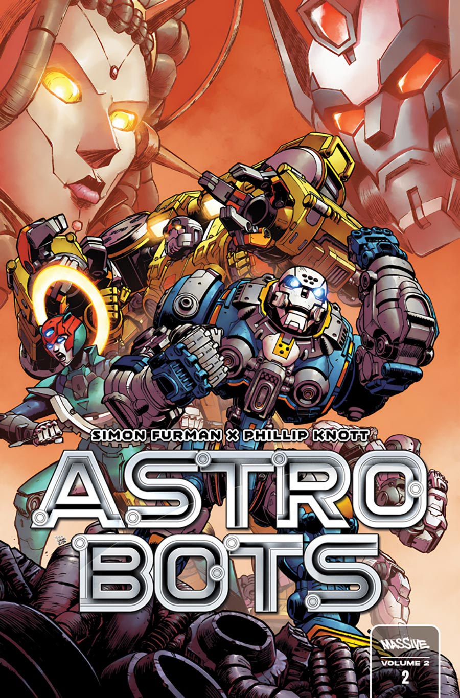 Astrobots Vol 2 #2 Cover B Variant Nick Roche & Josh Perez Cover