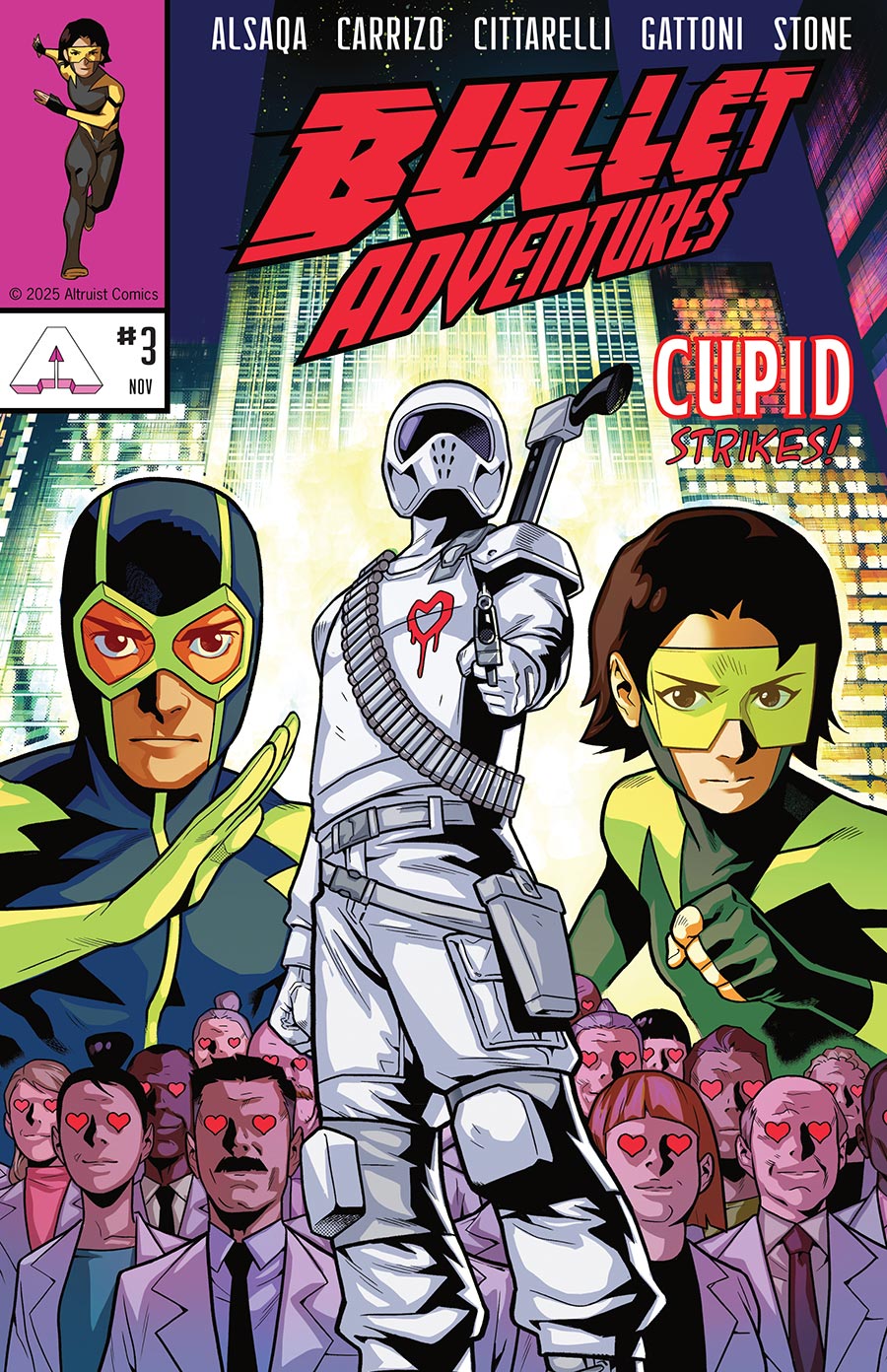 Bullet Adventures #3 Cover A Regular Nicolas Carrizo & Francesca Cittarelli Cover