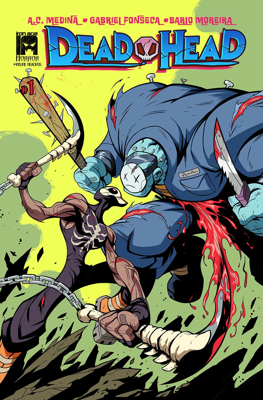 Dead Head #1 Cover C Variant Kevin Shah Color Reaper Cover