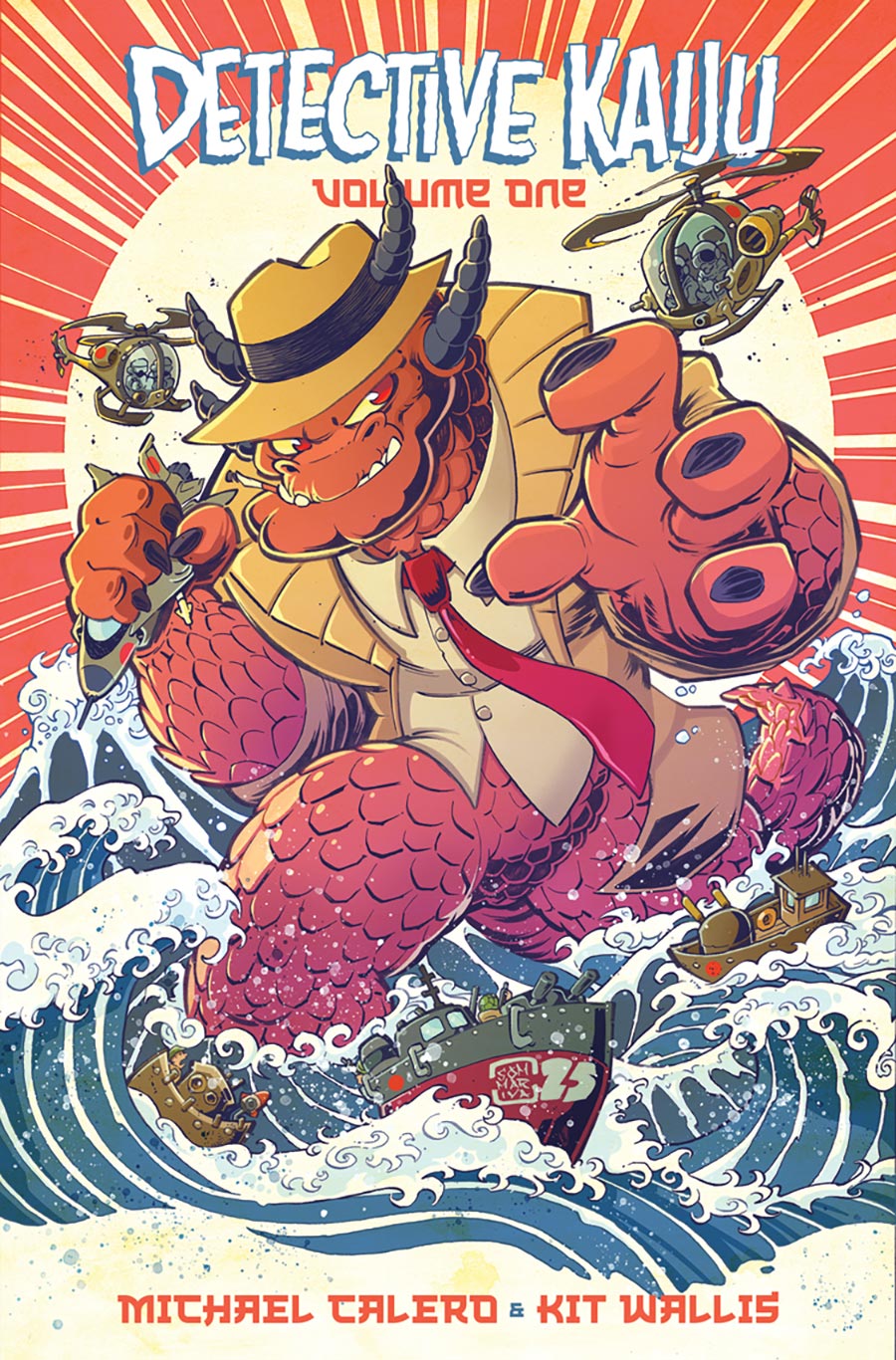 Detective Kaiju Vol 1 TP 1st Print Exclusive Jon Sommariva Variant Cover
