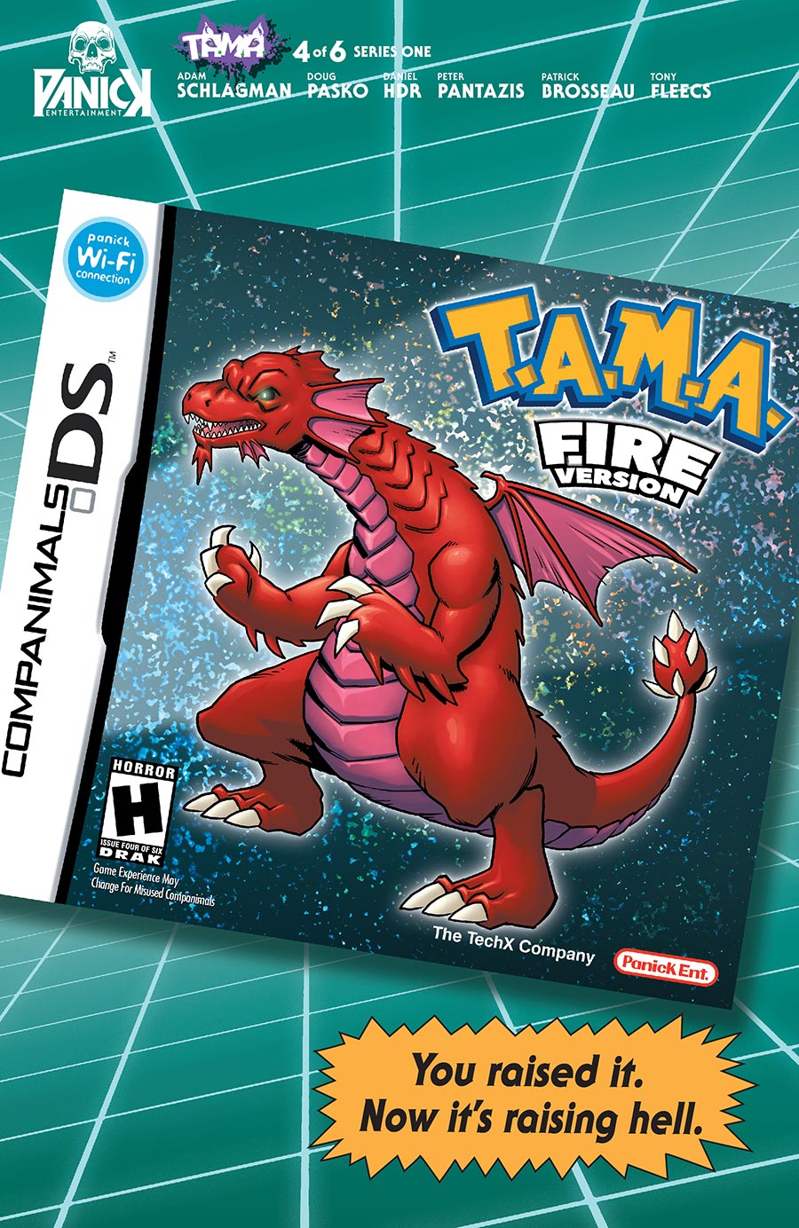 T.A.M.A. #4 Cover C Incentive Tony Fleecs Retro Video Game Homage Cover