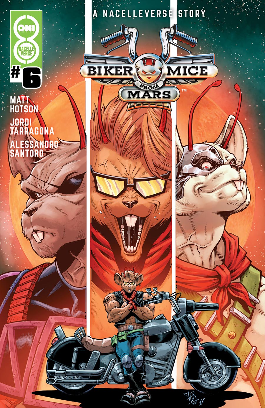 Biker Mice From Mars Vol 3 #6 Cover C Incentive Jordi Tarragona Variant Cover