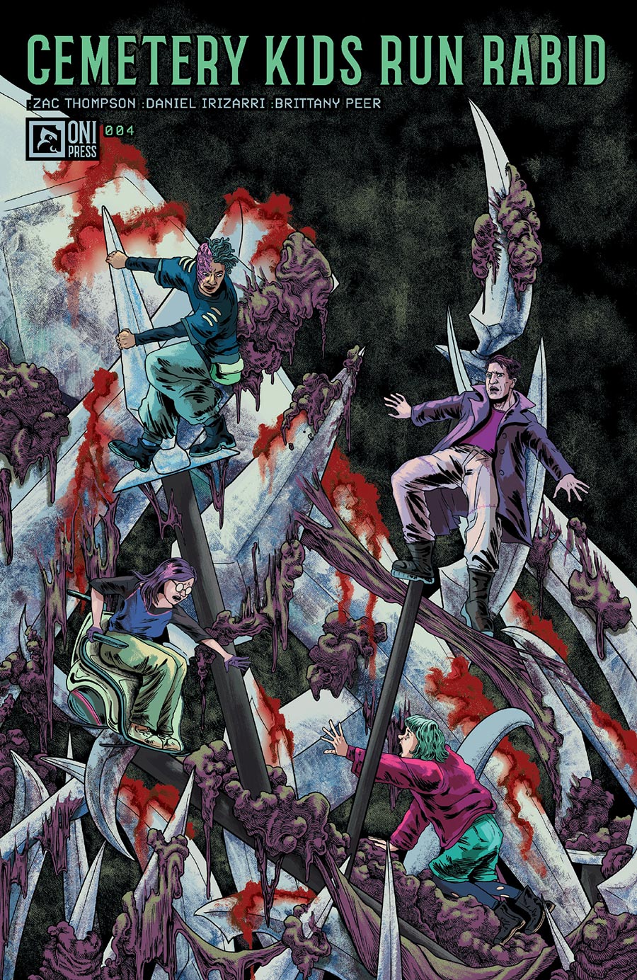 Cemetery Kids Run Rabid #4 Cover B Variant Jenna Cha Cover