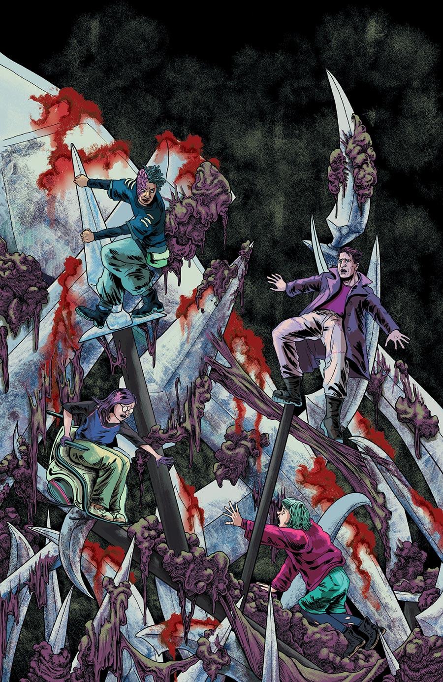 Cemetery Kids Run Rabid #4 Cover C Incentive Jenna Cha Virgin Cover