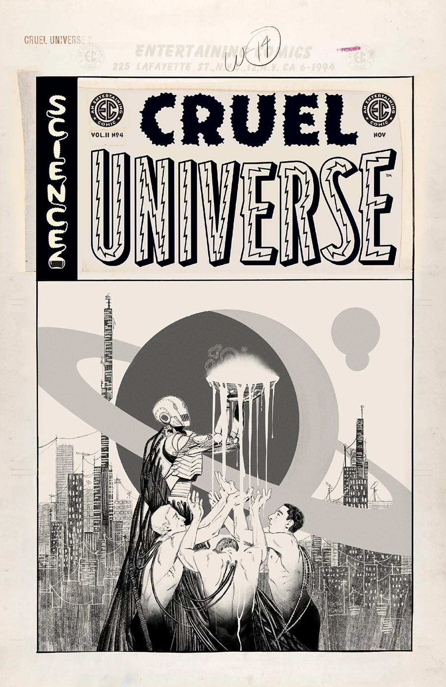 Cruel Universe Vol 2 #4 Cover D Incentive Naomi Franq Black & White Artist Edition Cover (EC Comics)