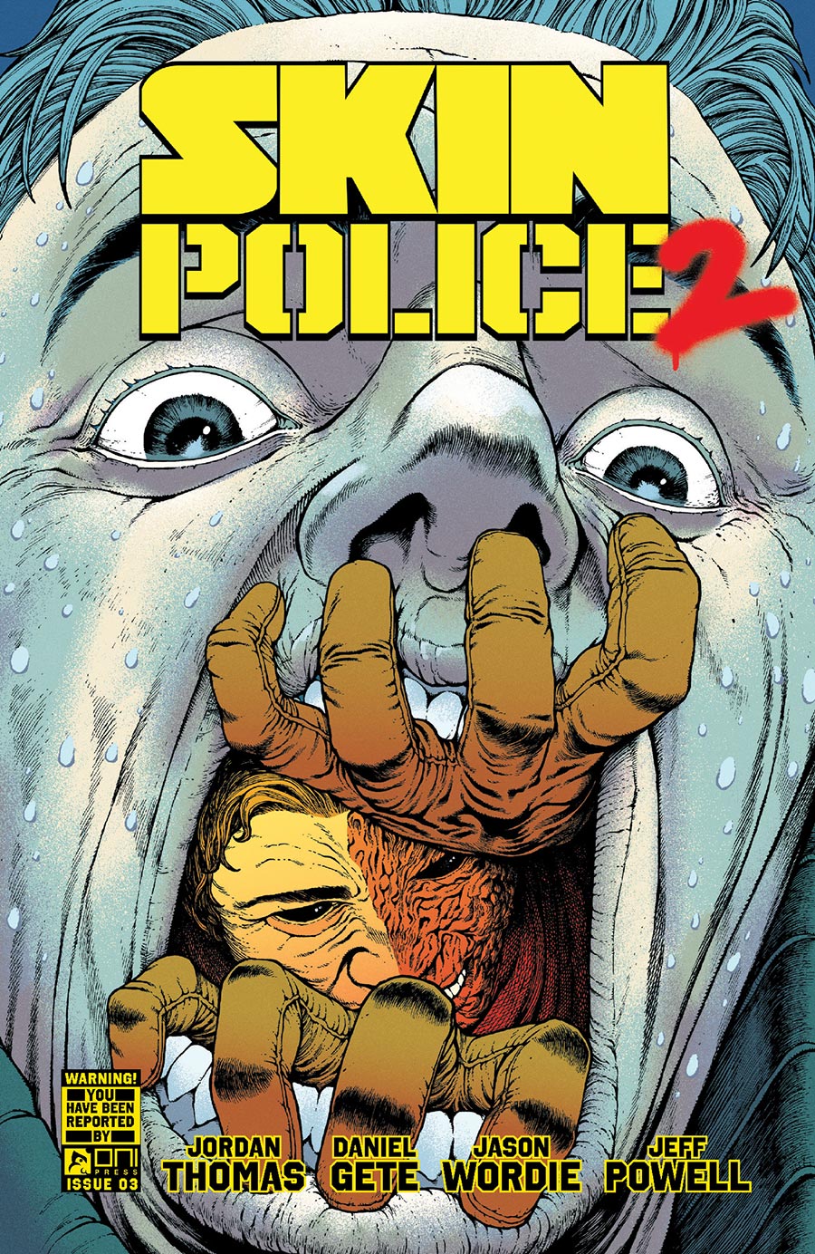 Skin Police 2 #3 Cover A Regular Daniel Gete Cover