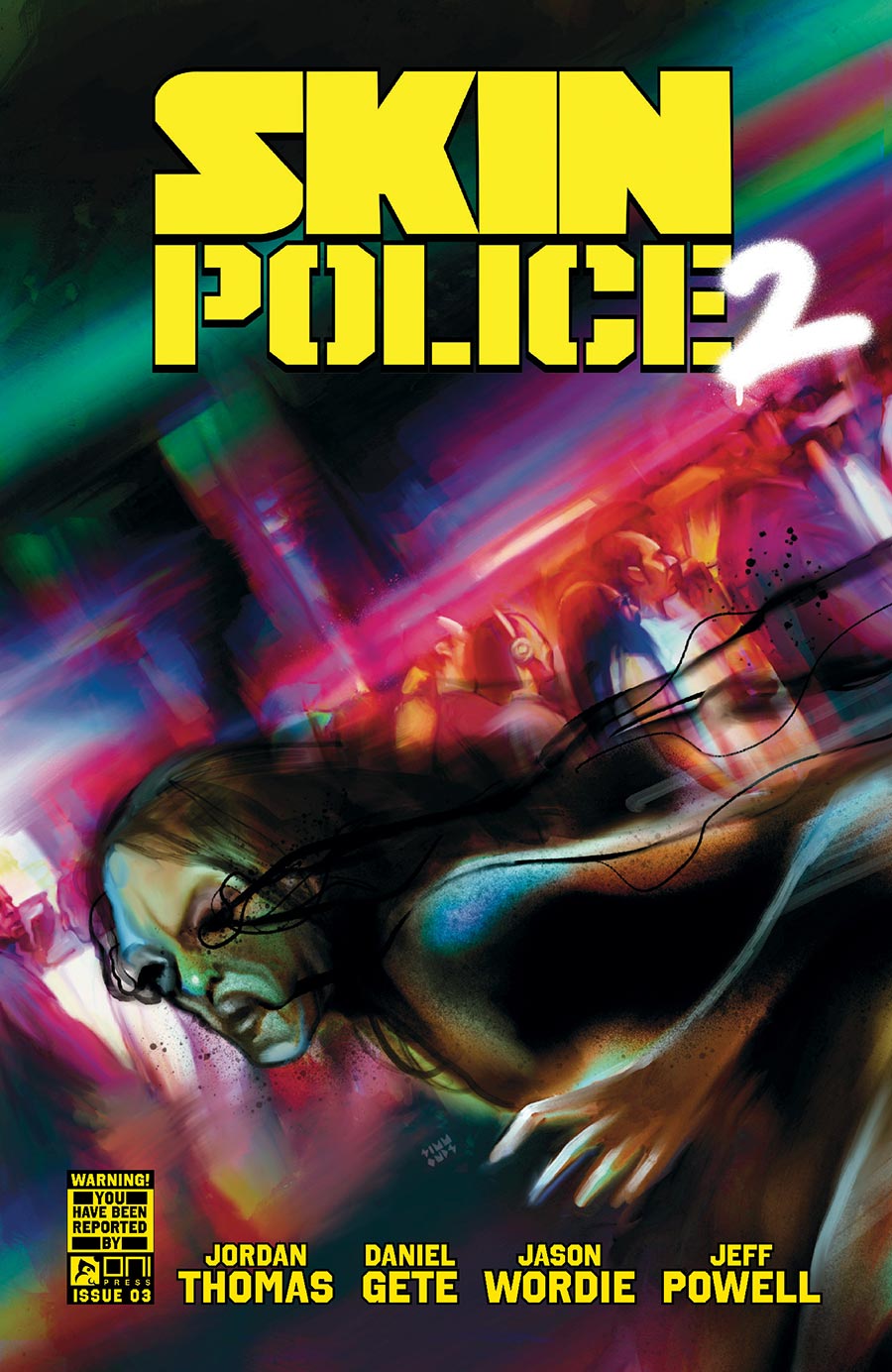 Skin Police 2 #3 Cover B Variant Martin Simmonds Cover