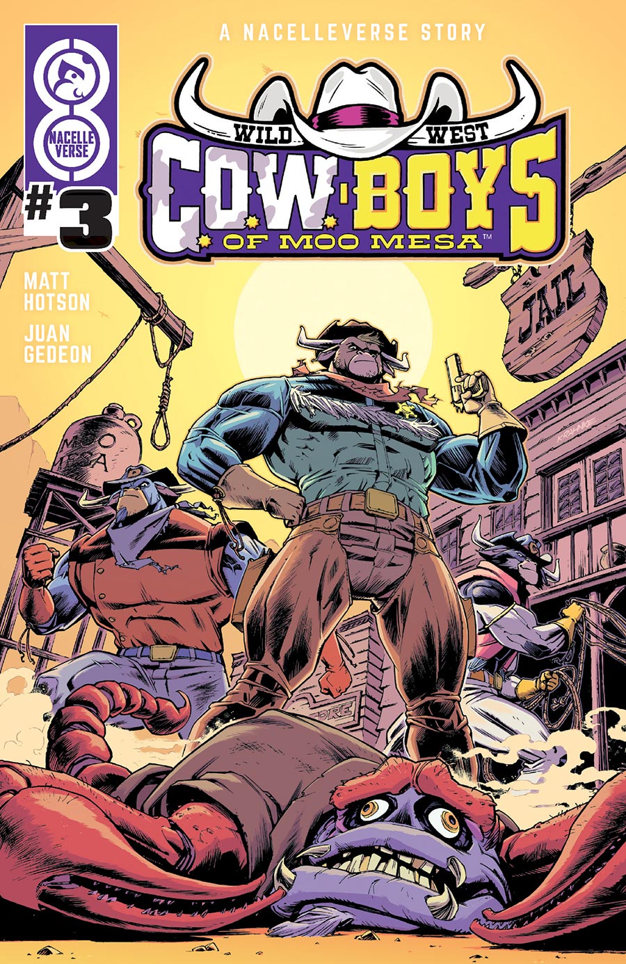 Wild West C.O.W.-Boys Of Moo Mesa Vol 3 #3 Cover B Variant Andrew Krahnke Cover