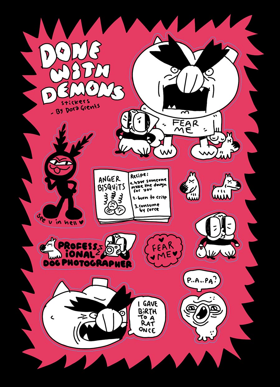 Done With Demons Sticker Sheet