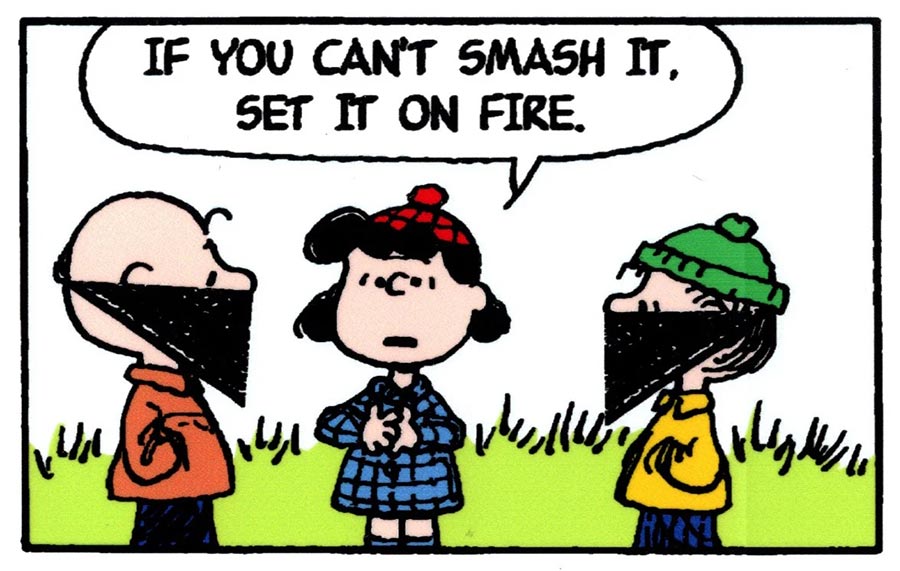 If You Cant Smash It Set It On Fire Sticker