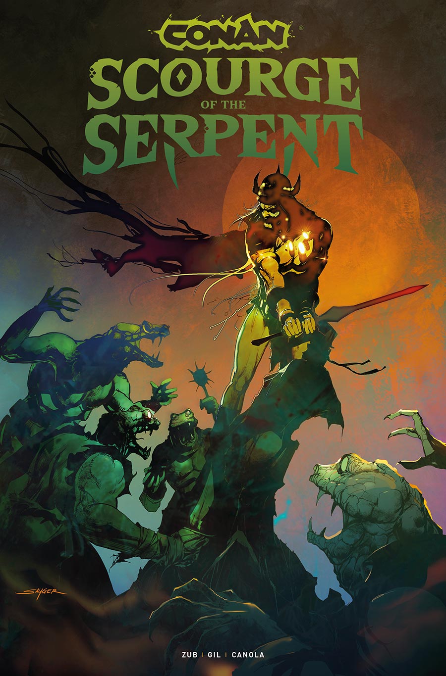 Conan The Barbarian Scourge Of The Serpent #3 Cover C Variant Stuart Sayger Cover