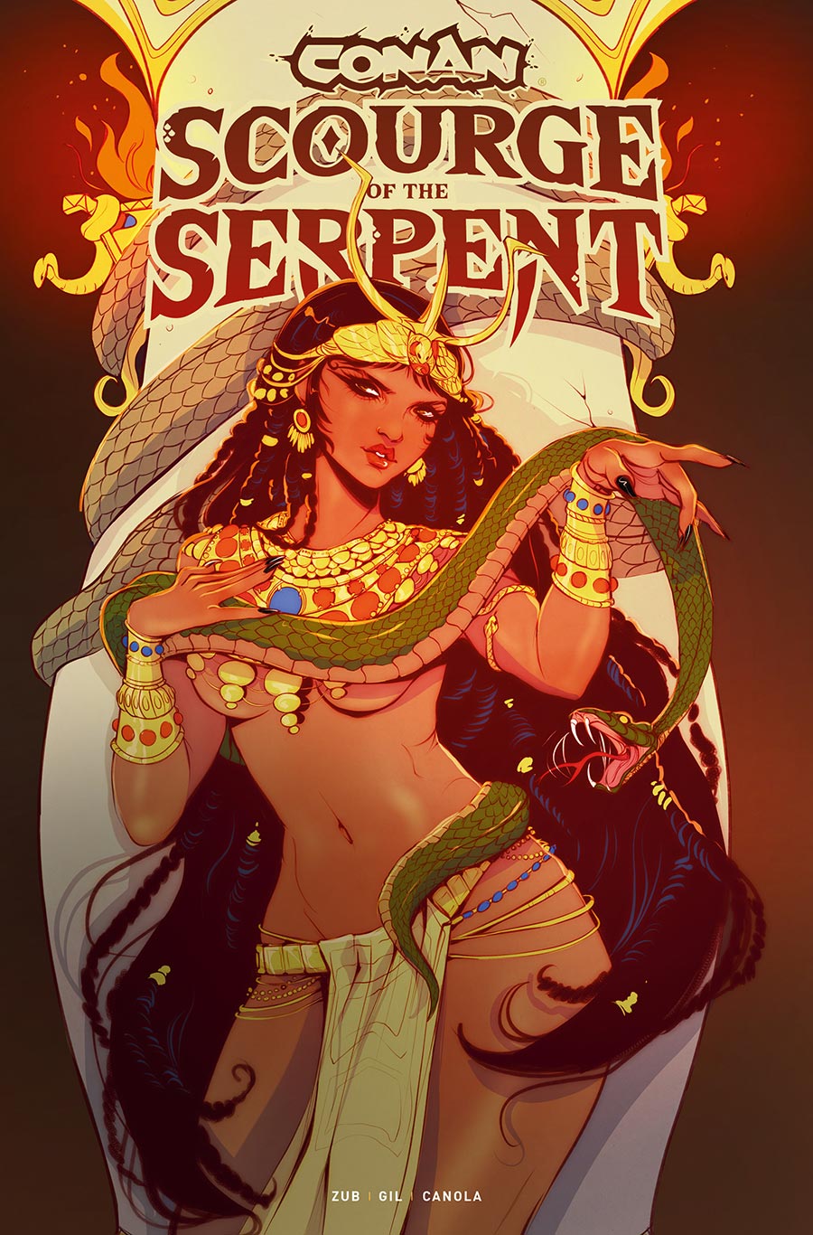 Conan The Barbarian Scourge Of The Serpent #3 Cover D Variant Ashleigh Izienicki Cover