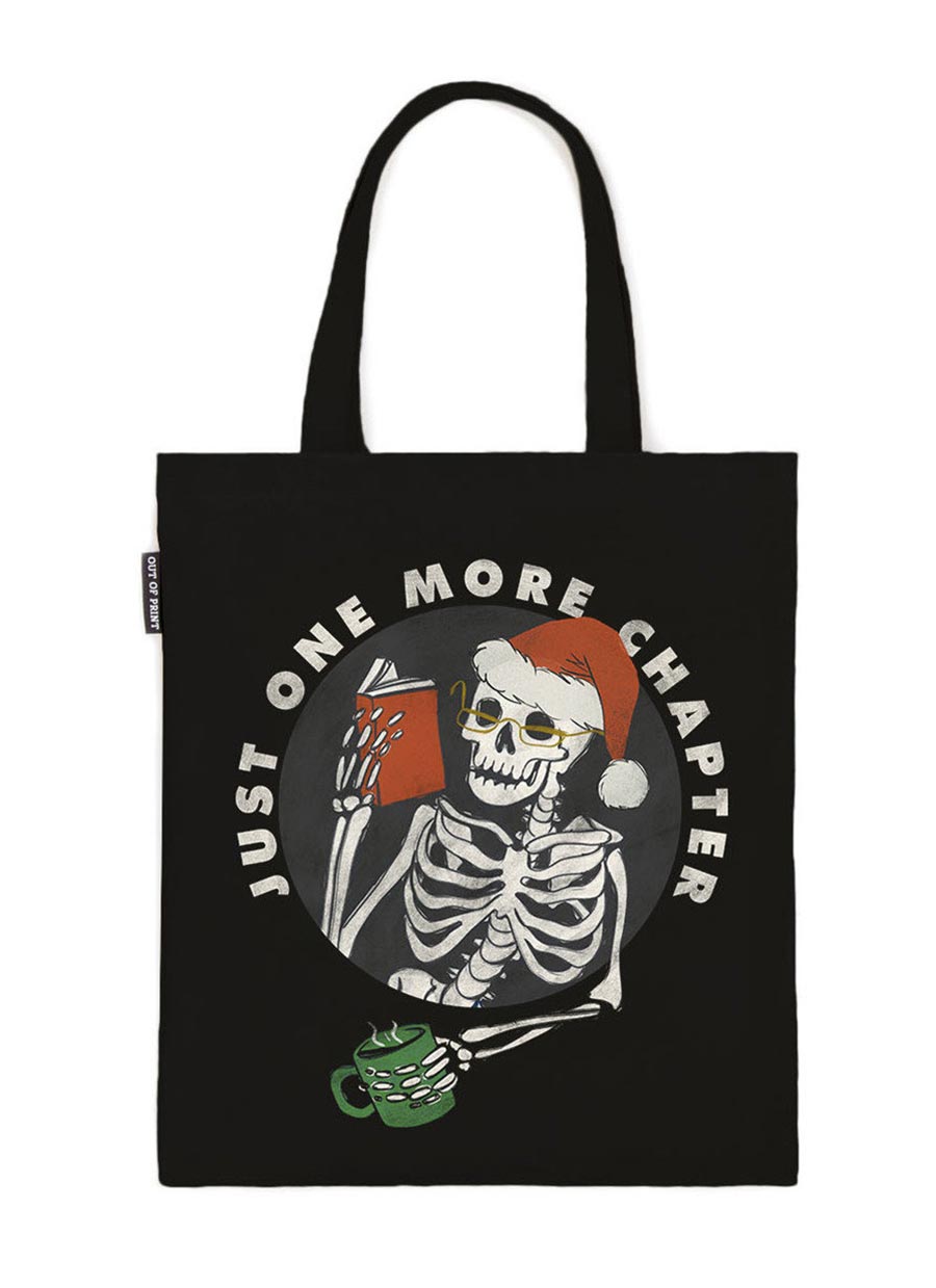 Just One More Chapter Holiday Tote Bag