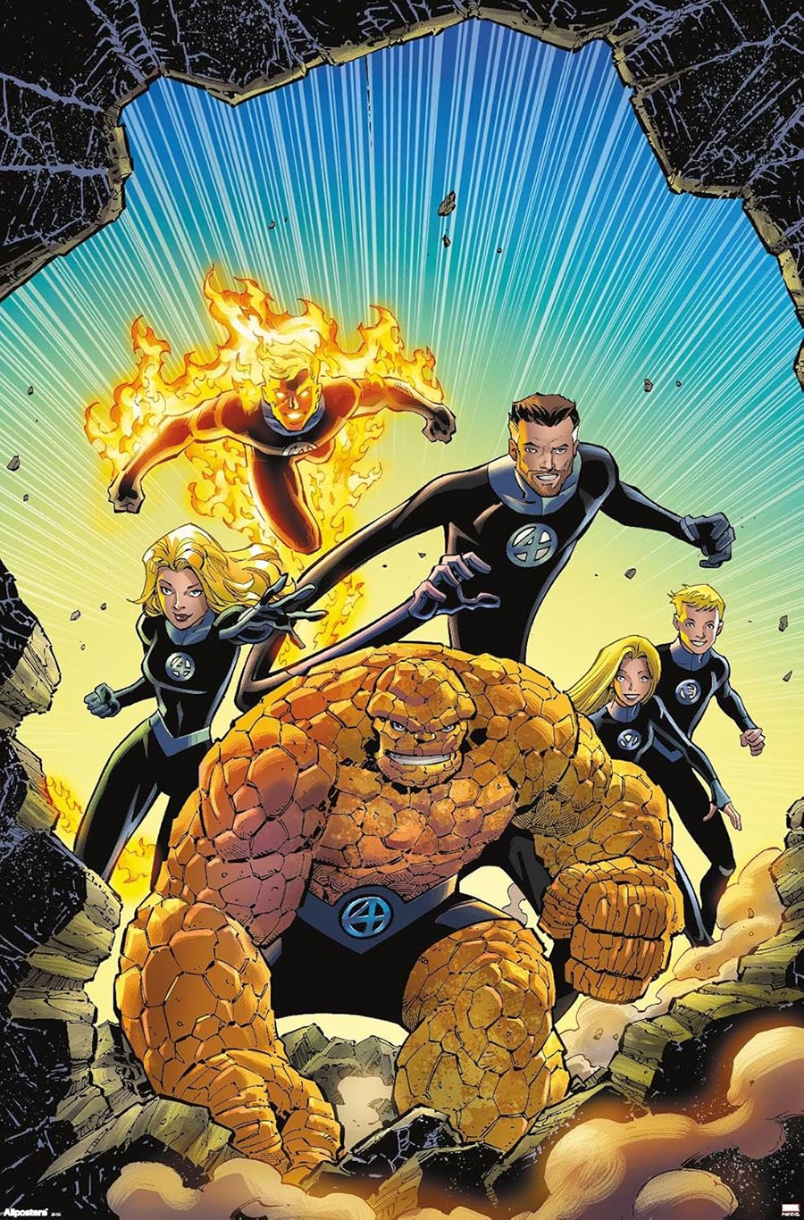 Marvel Publishing Fantastic Four Fantastic Four #4 Poster