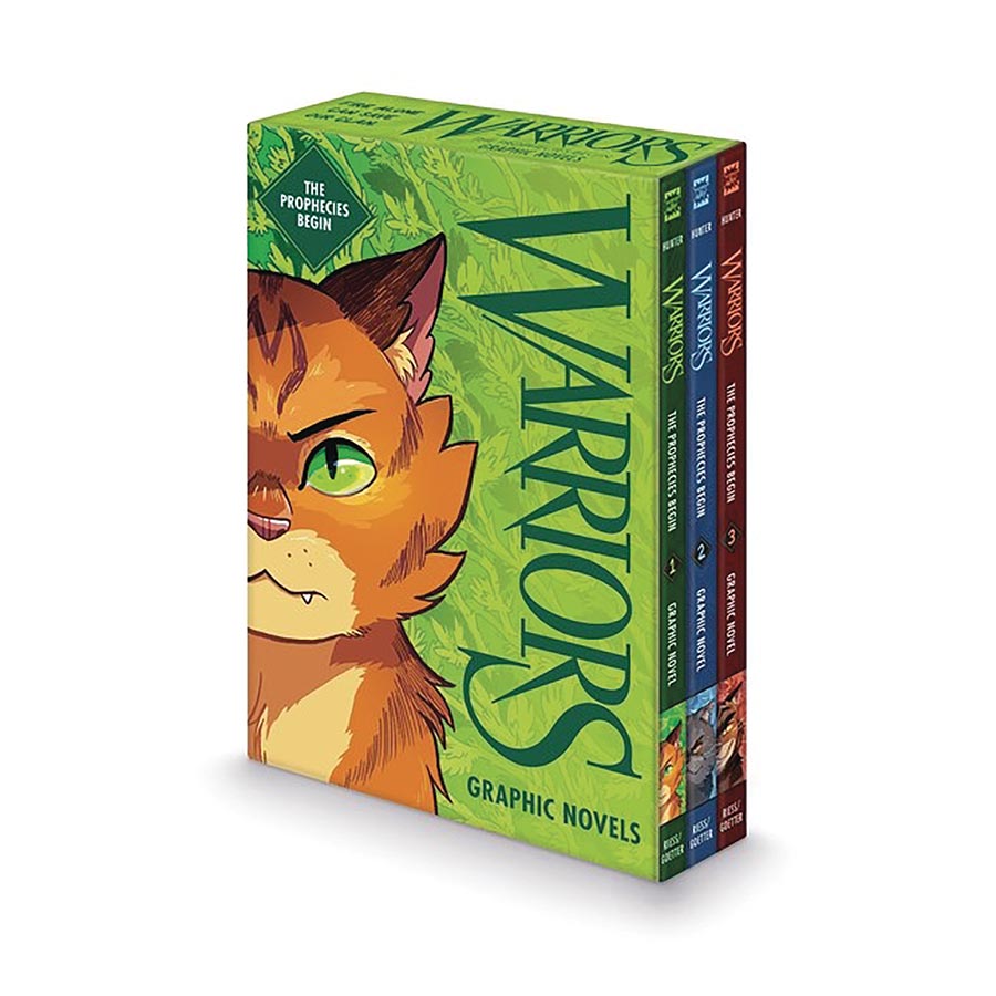 Warriors The Prophecies Begin Graphic Novel Volumes 1-3 Box Set