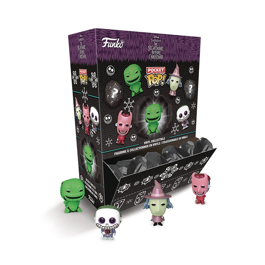Pocket POP Nightmare Before Christmas Christmas Coal Mini Figure Blind Mystery Box 12-Piece Display
