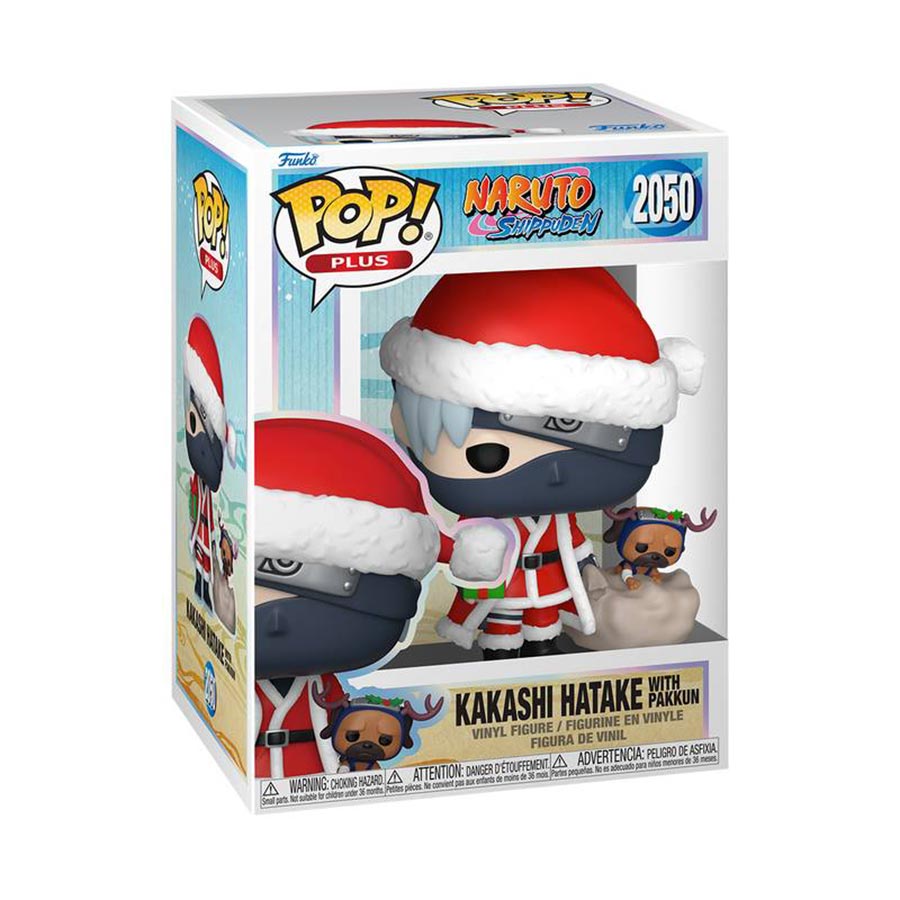 POP Plus Naruto Shippuden Kakashi With Pakkun Holiday Outfit Vinyl Figure