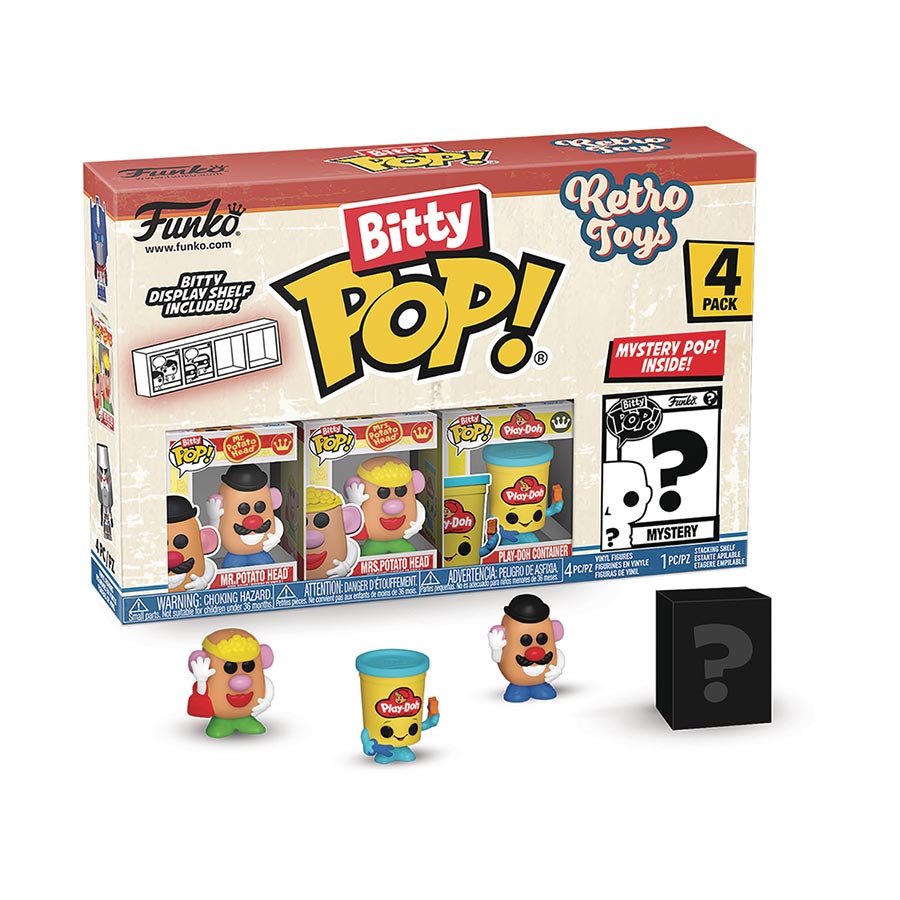 Bitty POP Retro Toys Mr Potato Head 4-Pack Figure