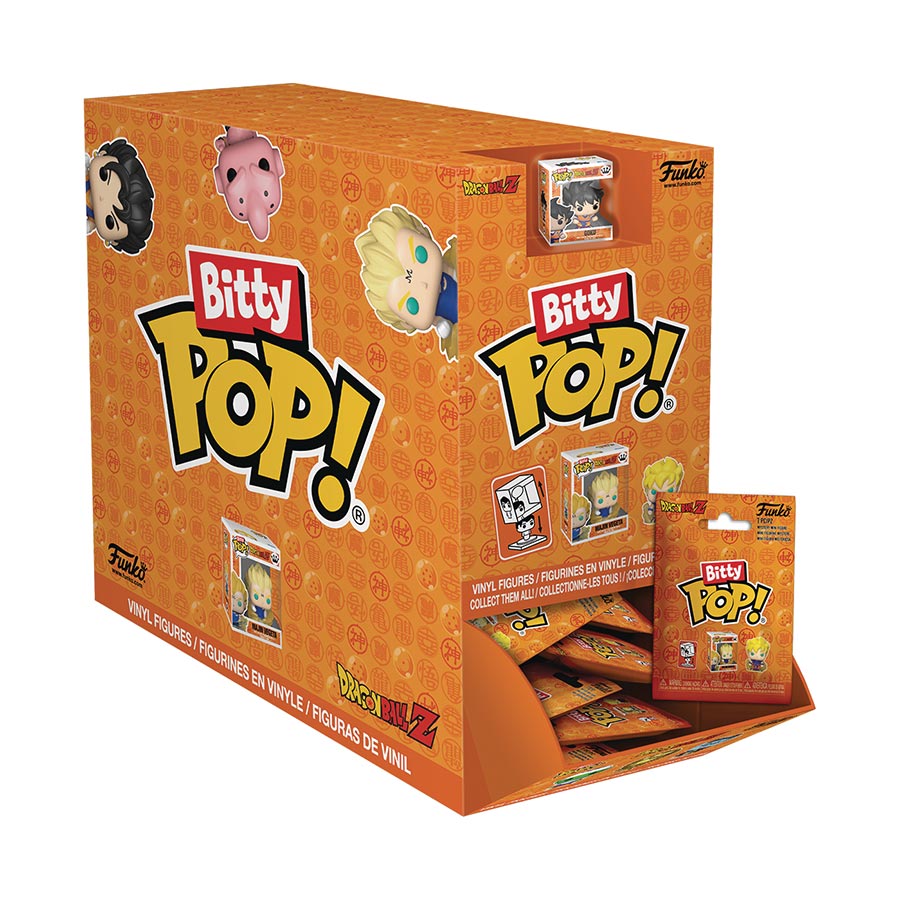 Bitty POP Singles Dragon Ball Z Mini Figure Blind Mystery Box 32-Piece Display