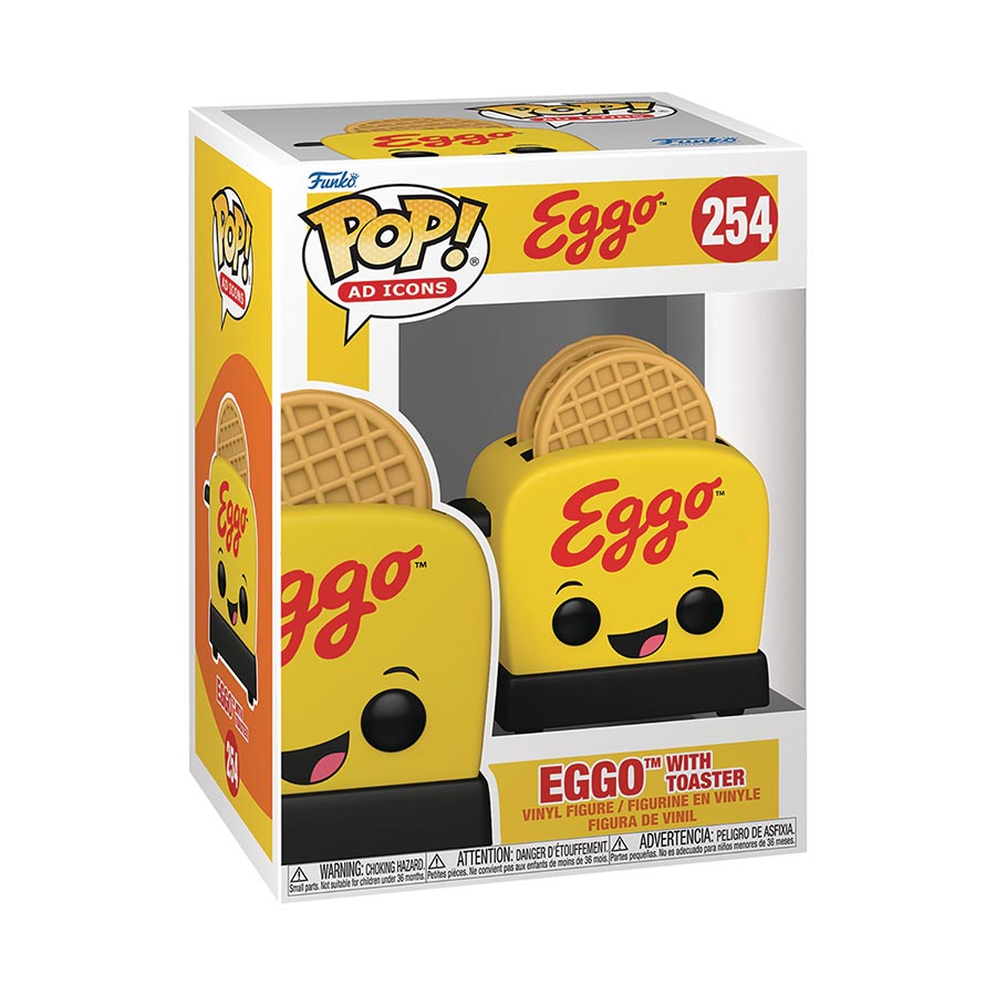 POP Ad Icon Kelloggs Eggo With Toaster Vinyl Figure