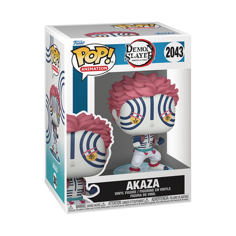 POP Animation Demon Slayer Kimetsu No Yaiba Akaza Vinyl Figure
