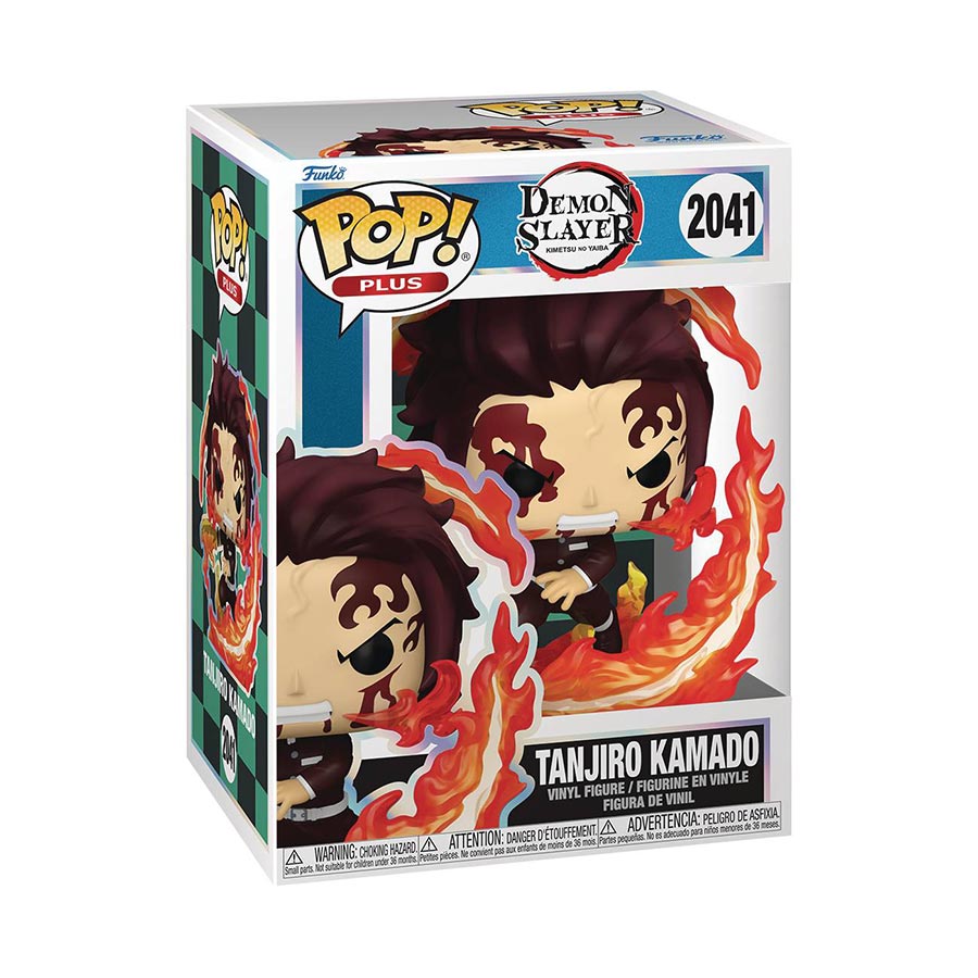 POP Plus Demon Slayer Kimetsu No Yaiba Tanjiro Kamado Dancing Flash Vinyl Figure